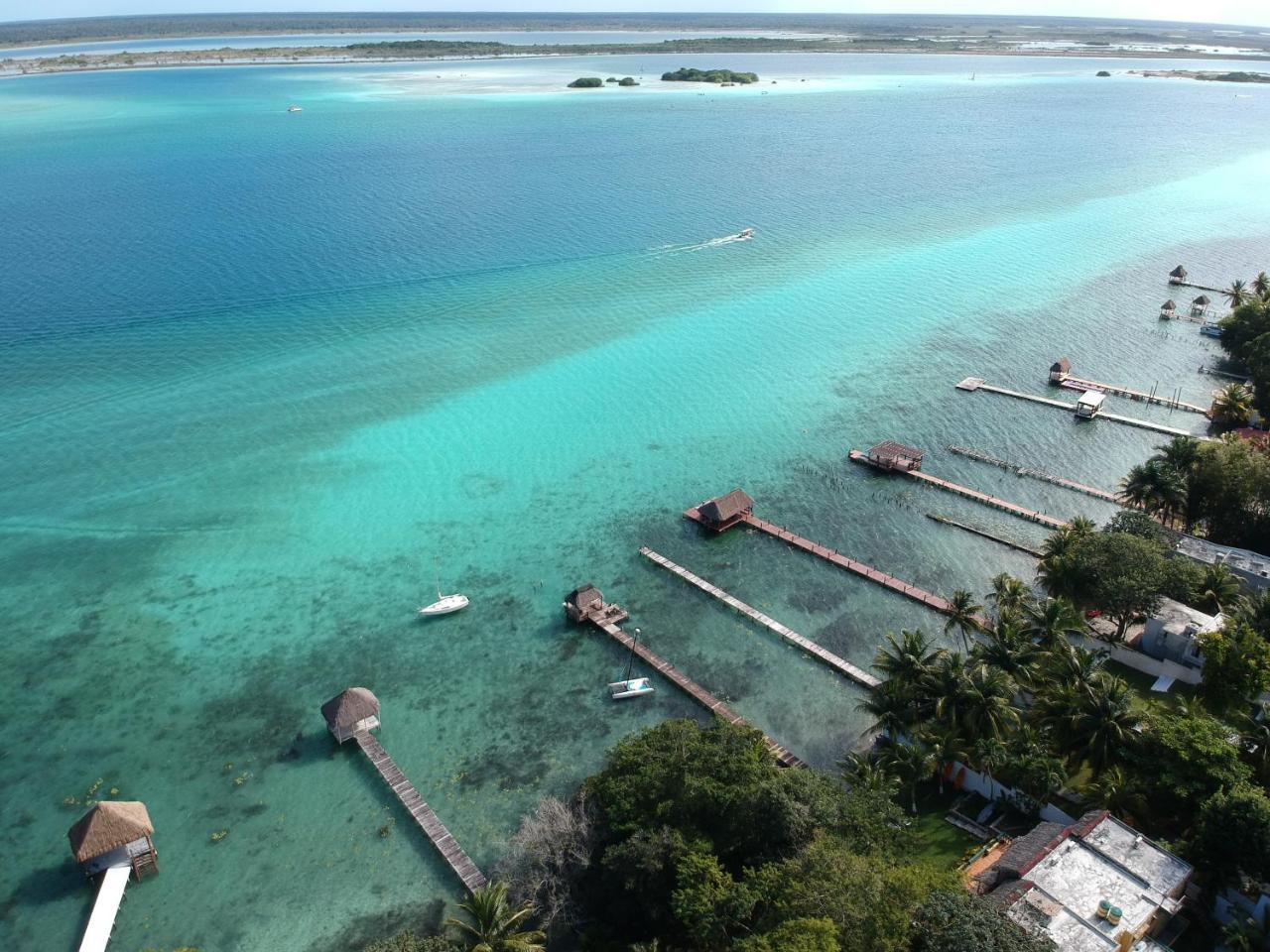 Hotel Carolina Bacalar Exterior foto