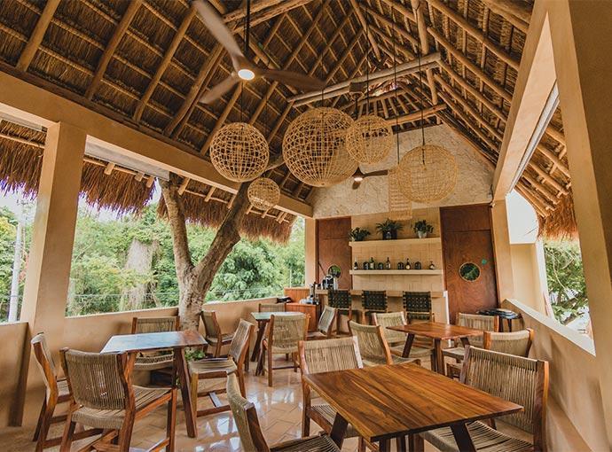 Hotel Carolina Bacalar Exterior foto