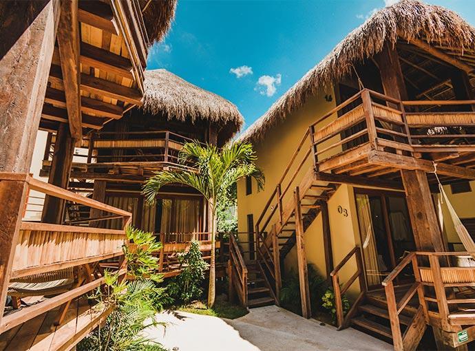 Hotel Carolina Bacalar Exterior foto