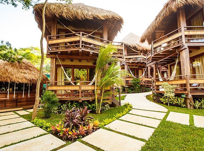 Hotel Carolina Bacalar Exterior foto