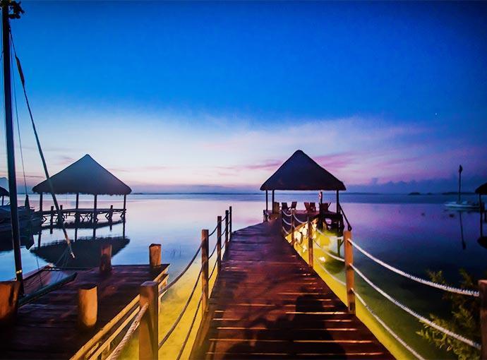 Hotel Carolina Bacalar Exterior foto