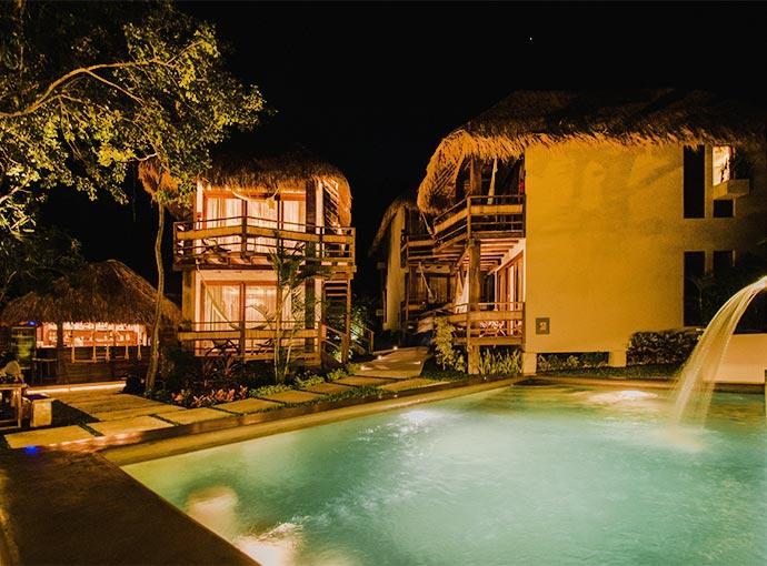 Hotel Carolina Bacalar Exterior foto