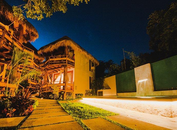 Hotel Carolina Bacalar Exterior foto
