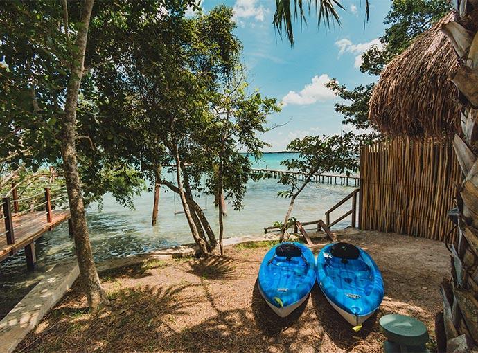 Hotel Carolina Bacalar Exterior foto